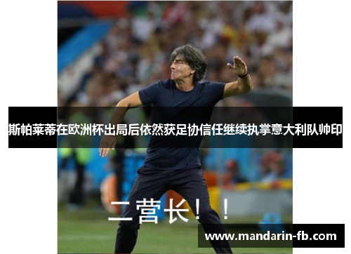 斯帕莱蒂在欧洲杯出局后依然获足协信任继续执掌意大利队帅印 斯帕莱蒂在欧洲杯出局后依然获足协信任继续执掌意大利队帅印