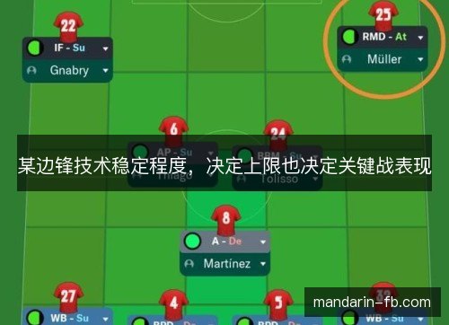 某边锋技术稳定程度，决定上限也决定关键战表现